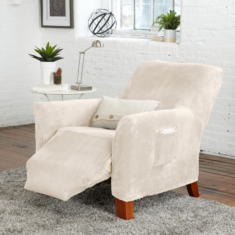 Box cushion recliner discount slipcover